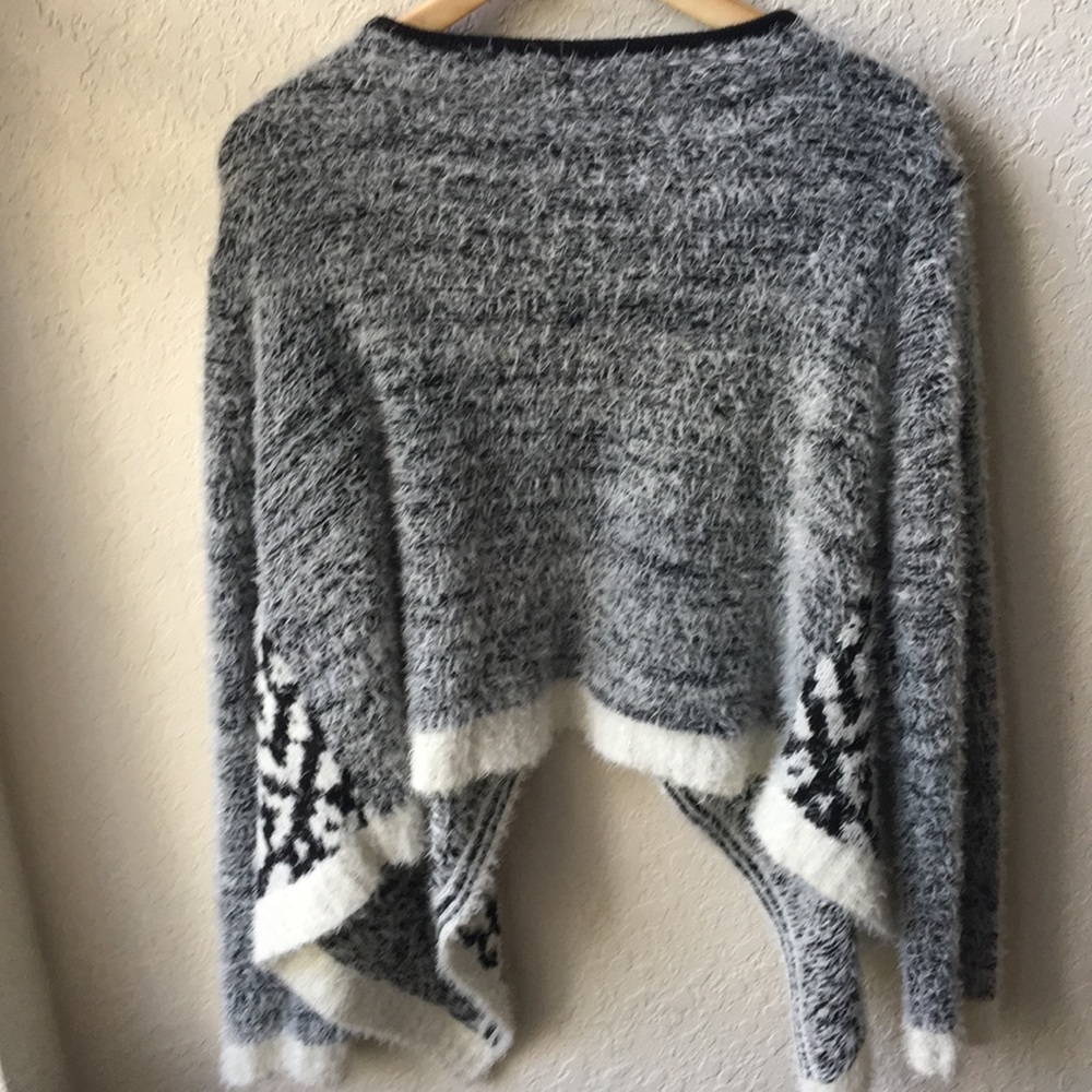 No Boundaries Open Front Fuzzy Cardigan - image 5